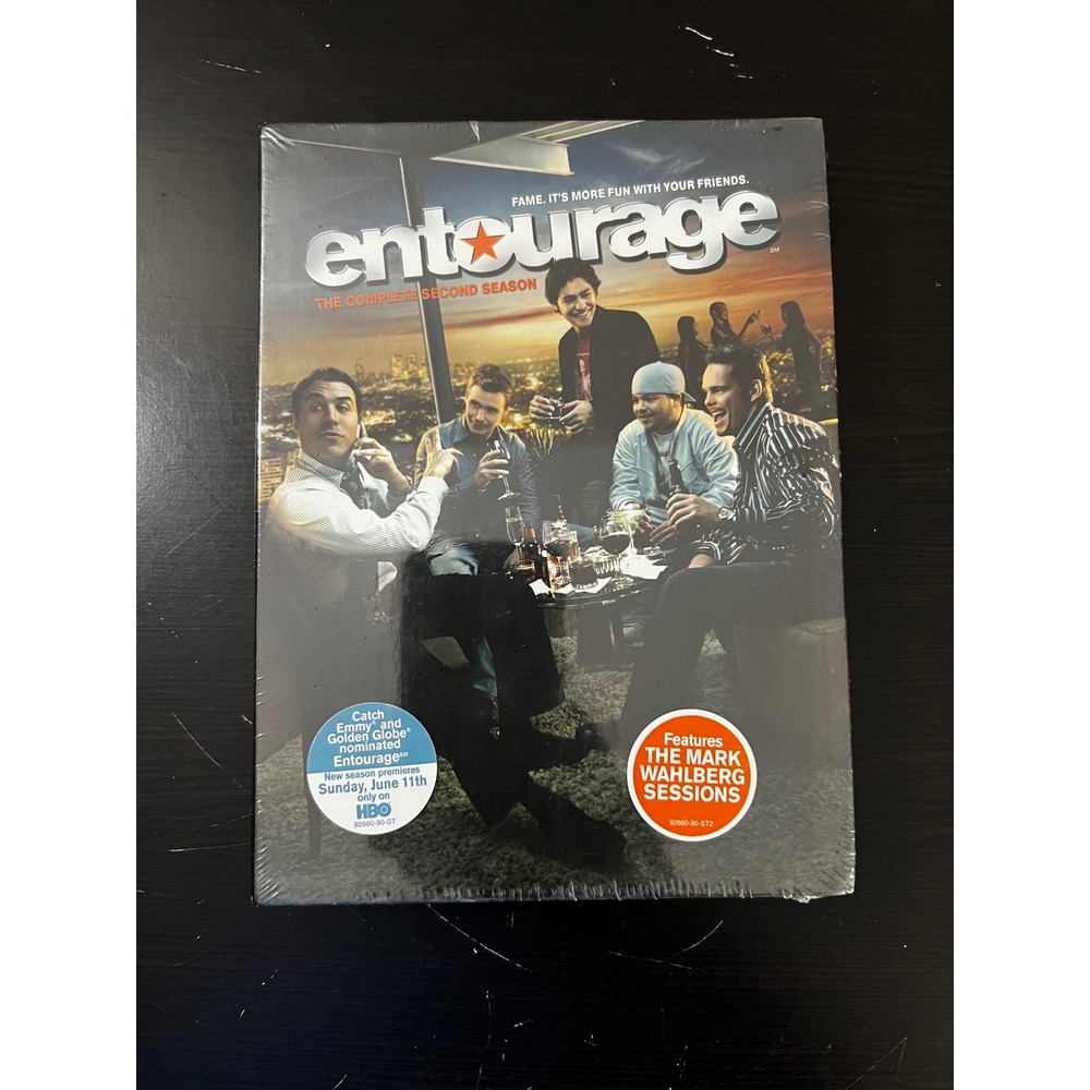 HBO Entourage The Complete Second Season DVD 3-Disc Set New Sealed 2006 TV-MA
